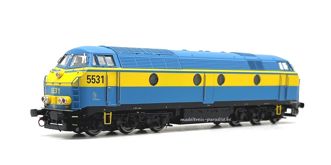 23.137... SNCB .. Diesel loc .. 5531 .. blauw .. CA/SON