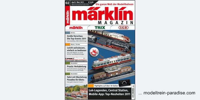 170314 ... Marklin magazine 02 ... Uitgave april/mei 2011 (NL)