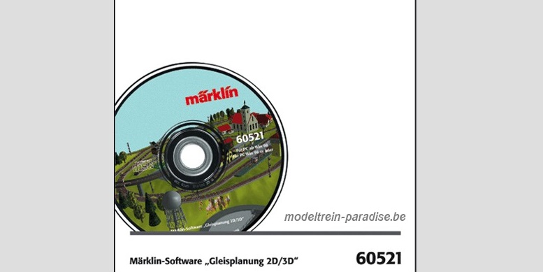 60521 ... Märklin-software "Spoorplanning 2D/3D", versie 9.0