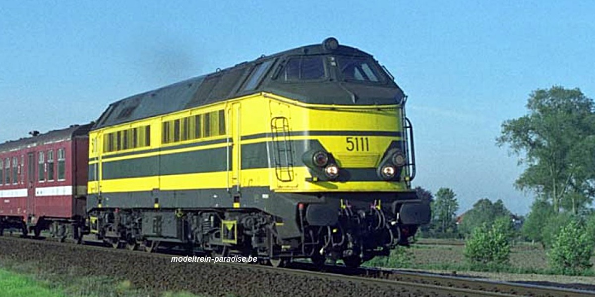 3605.02 ... SNCB .. Diesellok 5111 .. tp IV-V .. CC Dig.
