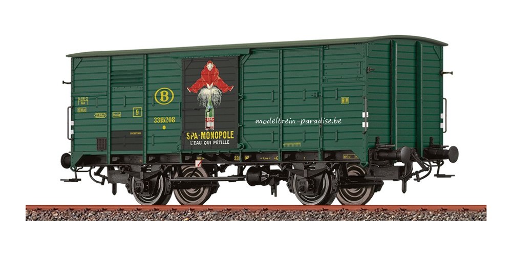 50995 ... NMBS ... Goederenwagen ,,"SPA Monopole" .. tp III