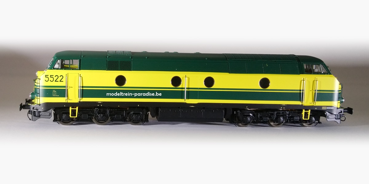 22.133 ... SNCB .. Dieselloc 5522 .. geel/grn .. tp IV .. CA/dig