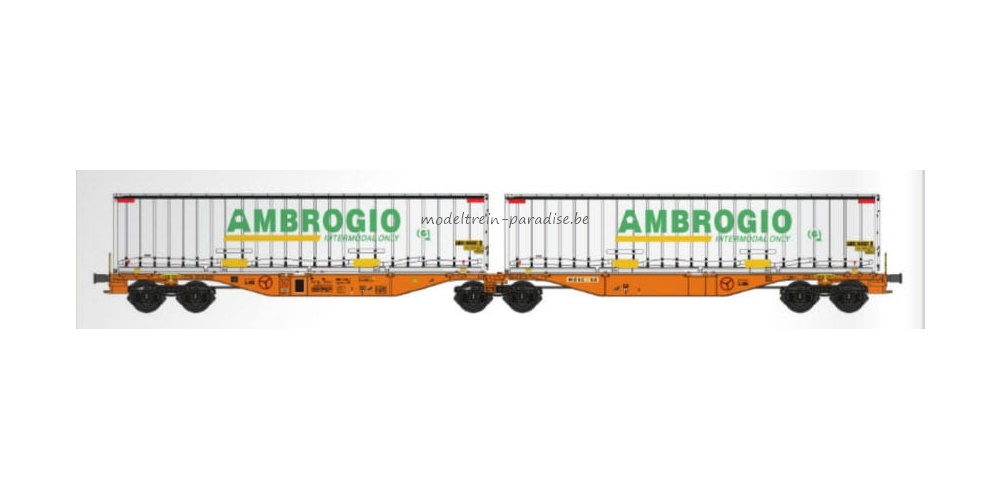 59.307 ... Wascosa ... 2x 45ft wissellaadbak Ambrogio