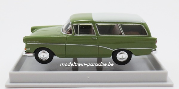 20044 ... Opel Rekord P1 CarAVan'57 groen/wit