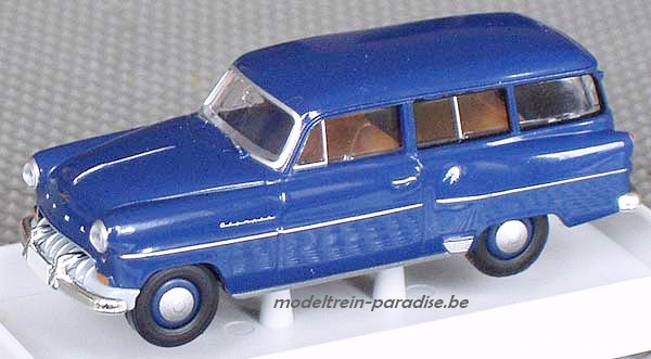 20214 ... Opel Olympia Rekord CarAVan donkerblauw