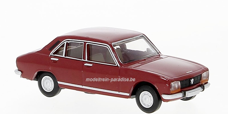 29119 ... Peugeot 504 dunkelrot .. 1961