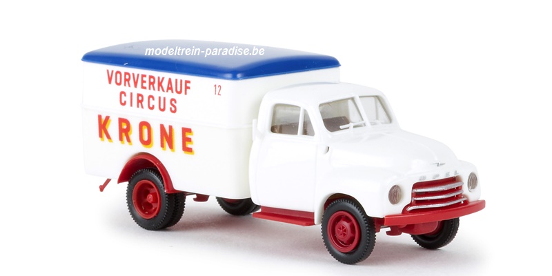 35336 ... Opel Blitz Koffer .. Circus Krone voorverkoop