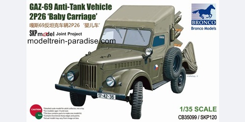 35099 ... GAZ-69 Anti Tank Vehicle 2P26 Baby