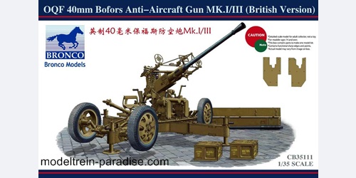 35111 ... OQF 40mm Bofors Anti-Aircraft Gun Mk.I/III