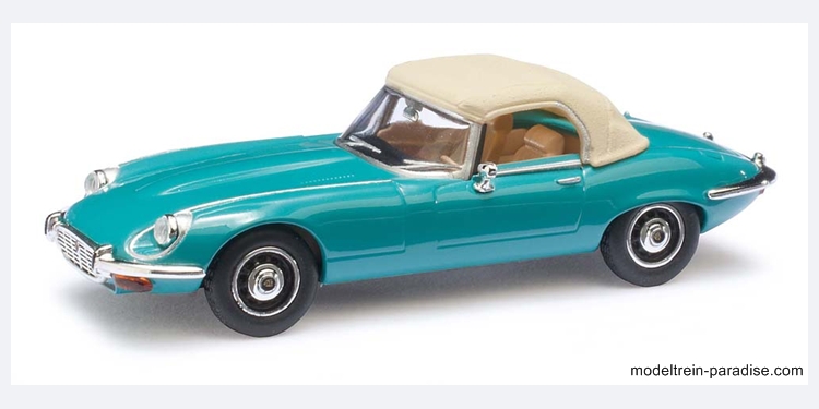 38120 ... Jaguar E-Type Cabrio geschl. .. Grï¿½n