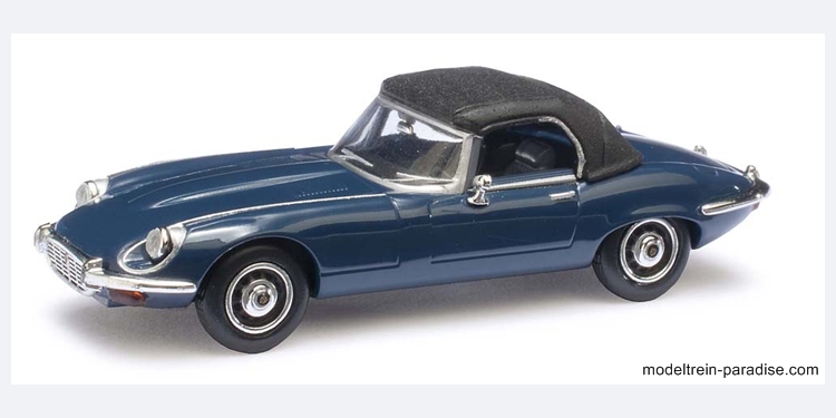 38220 ... Jaguar E-Type Cabrio geschl. .. Blau