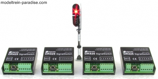 DR425M ... 4 x SignalSwitch Seindecoder