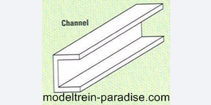 267 ... 3 U Channel 6,3 mm (l=360mm)