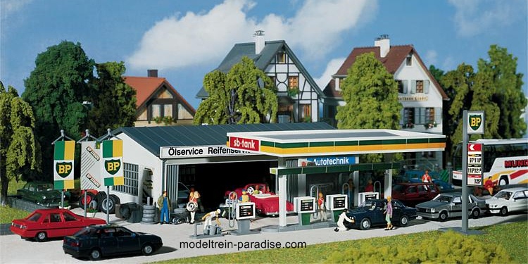 130345 ... Tankstelle mit Servicegebï¿½ude