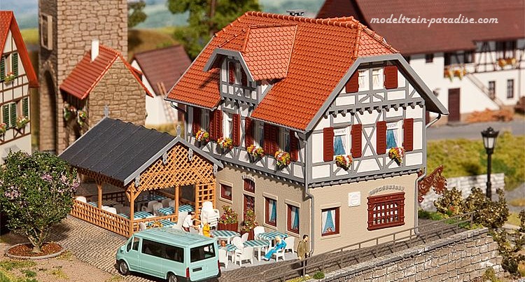 130438 ... The Sonne inn with summerhouse