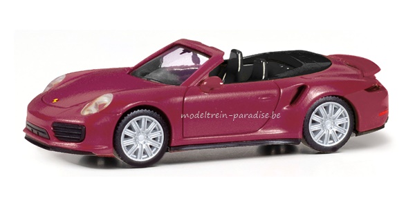 038928-002 ... Porsche 911 Turbo Cabrio .. Rood Metallic