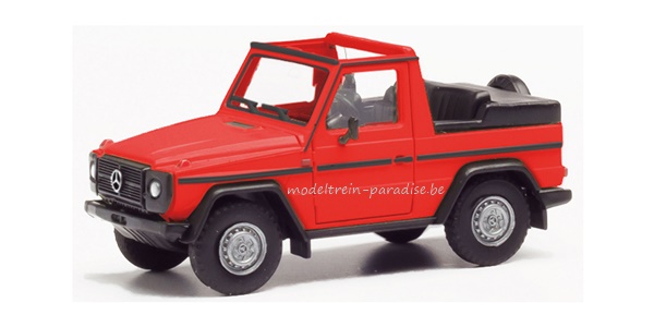 420860-002 ... Mercedes Benz G Cabrio .. Rood