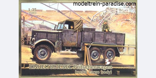 35003 ... Einheitsdiesel Prischenwagen Metal Cargo
