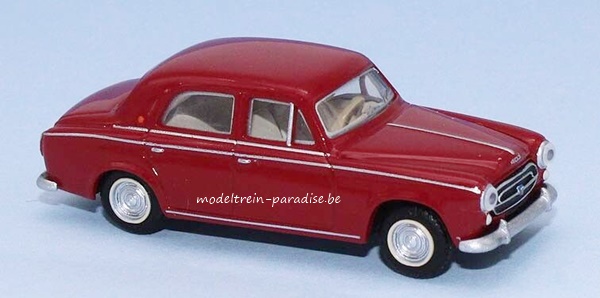 06204 ... Peugeot 403 berline '60 .. Rood