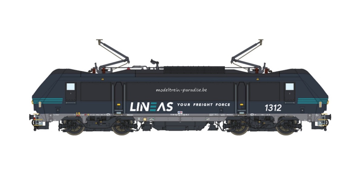 13001 ... SNCB .. E-loc 1312   "Lineas "  .. tp VI .. CC