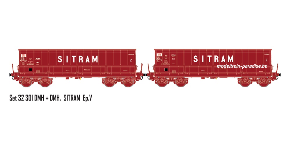 32301 ... SNCB .. Set DM + DMH .. ,,SITRAM'' .. tp V