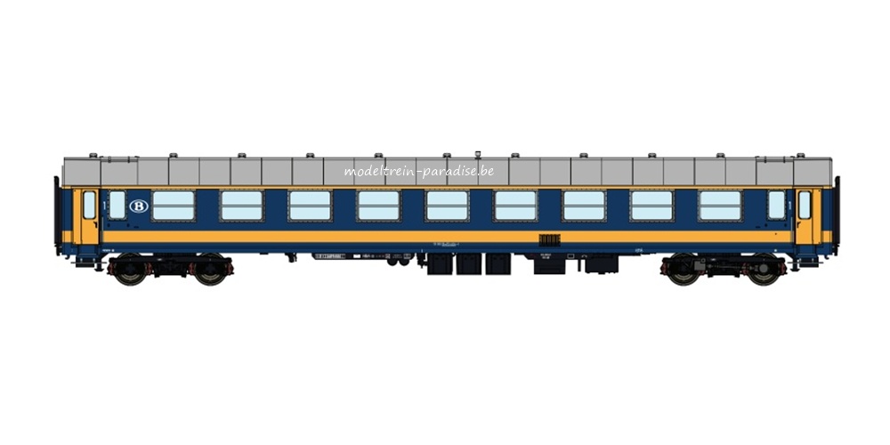 42184 ... SNCB … I4 A9 . blauw/geel, Benelux, grijs dak .. tp IV