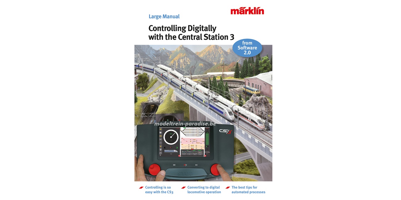 03093 ... Boek "Dig besturing met Märklin Centr Station 3"