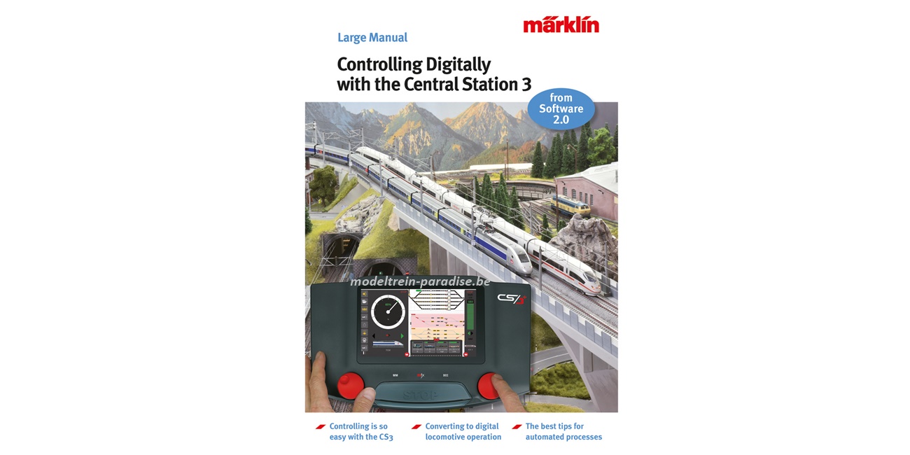 03093 ... Boek "Dig besturing met Märklin Central Station 3"