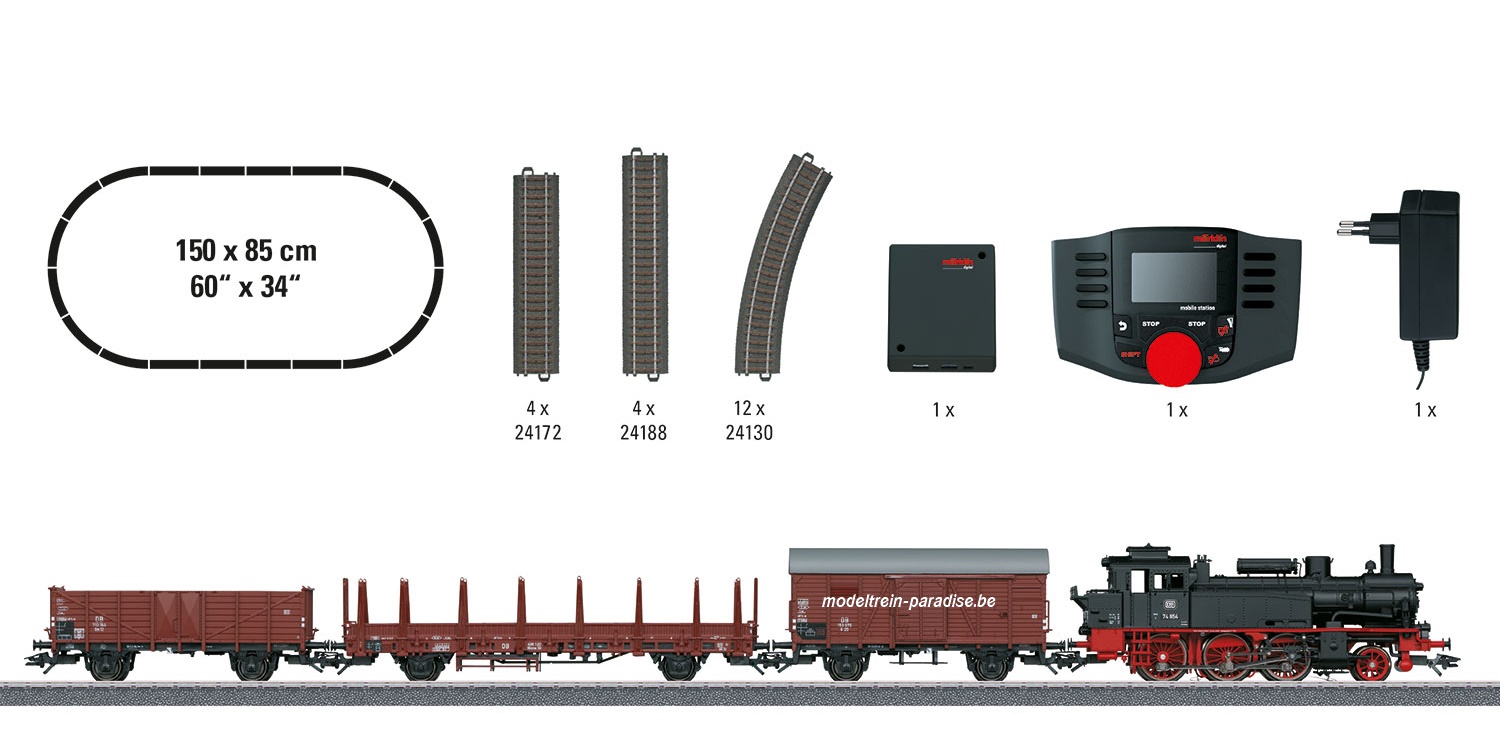 29074 ... Digitale startset "Goederentrein tijdperk III"