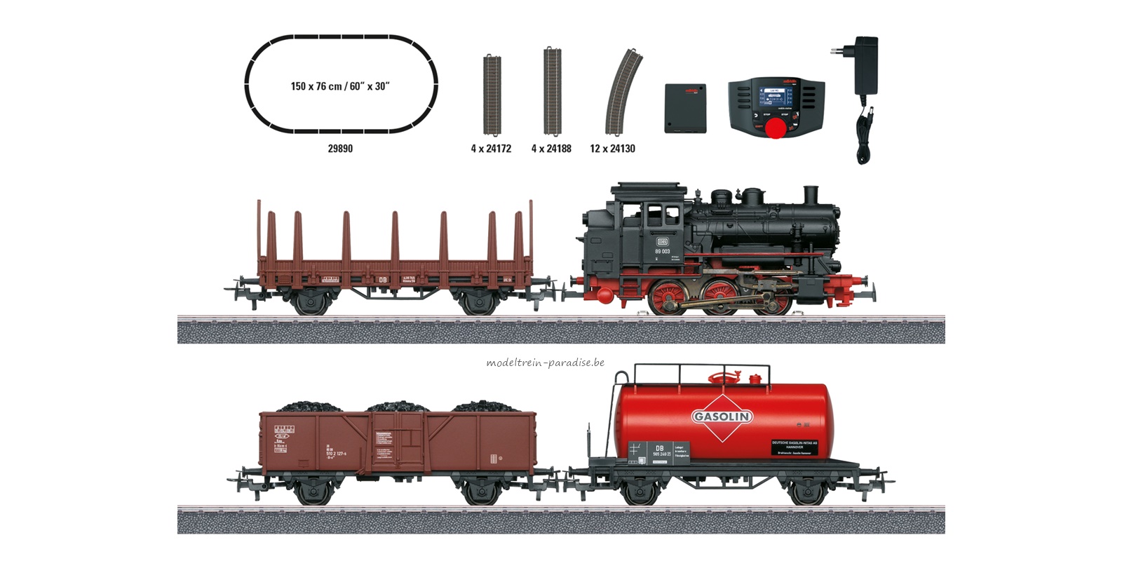 29890 ... Dig startset " Goederentrein serie 89.0" .. tp III