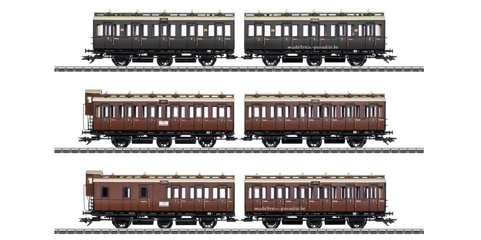 42047 ... KPEF .. Set Coupé-Rijtuigen .. tp I