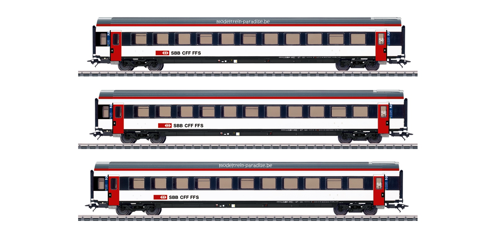 42153 ... SBB/CFF/FFS .. Set sneltreinrijtuigen EW IV B .. tp VI