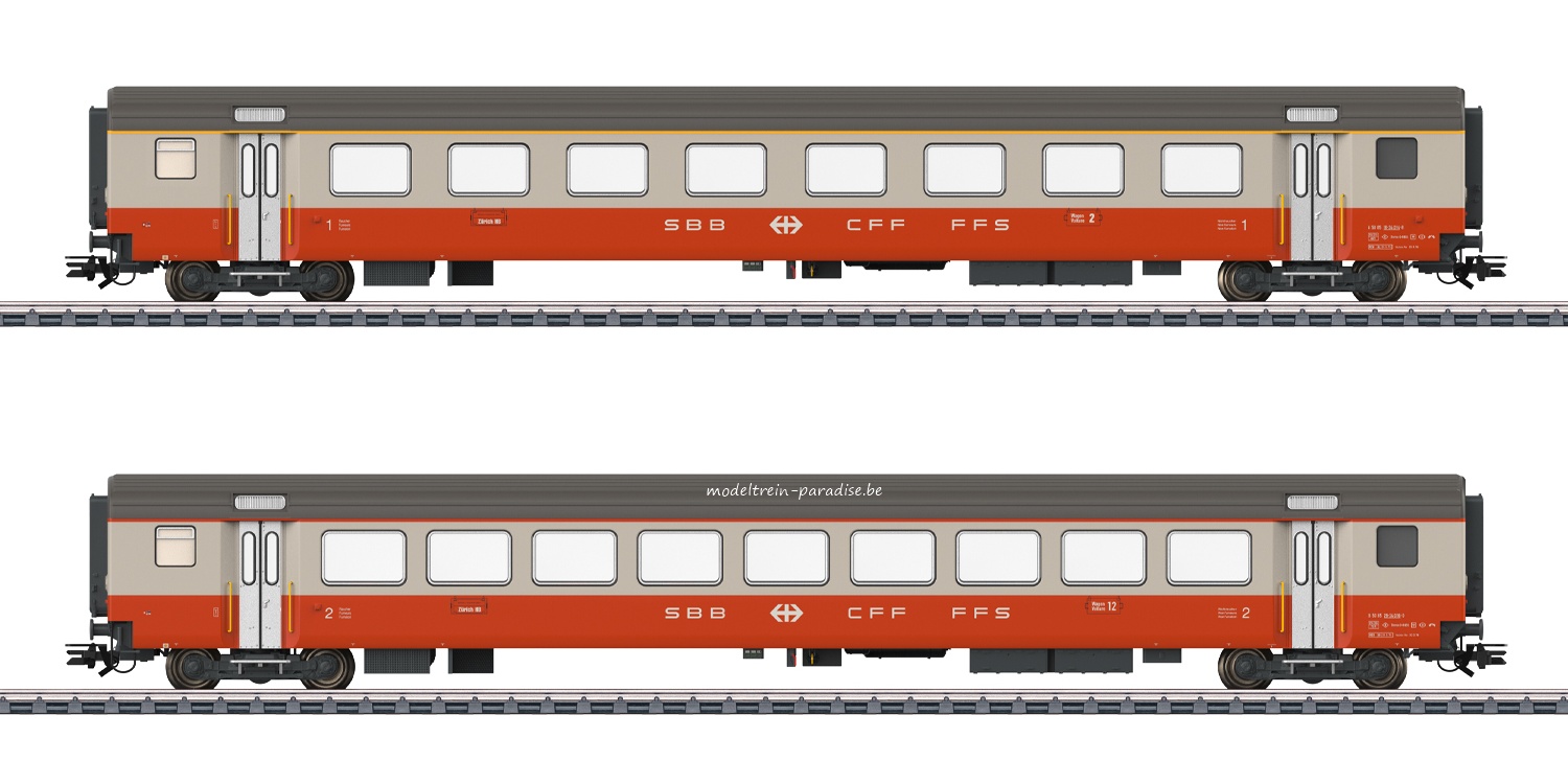 42191 ... SBB/CFF/FFS .. Rijtuigset Swiss Express .. tp IV