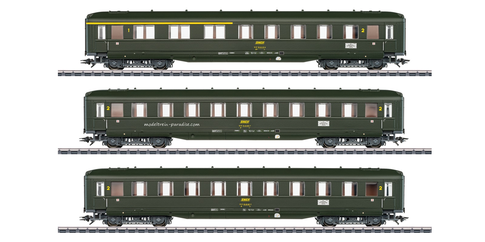 43230 ... SNCF .. 3 personenrijtuigen .. tp VI