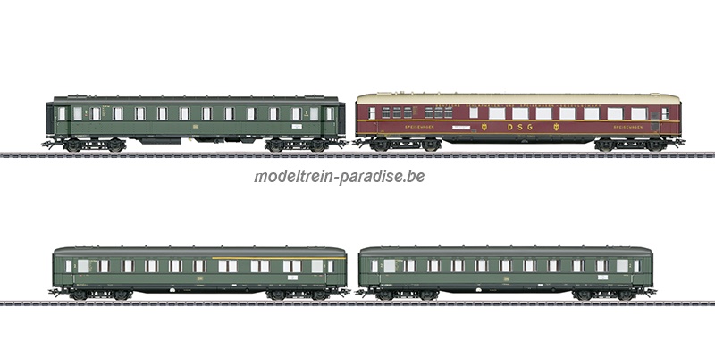 43279 ... DB .. Set 4 personenrijtuigen … tp III  … MHI ...