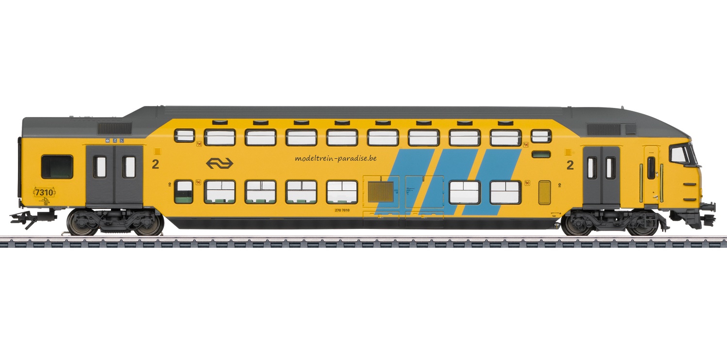 43579 ... NS .. Dubbeldeks-stuurstandrijtuig .. 2° kl. …  tp V