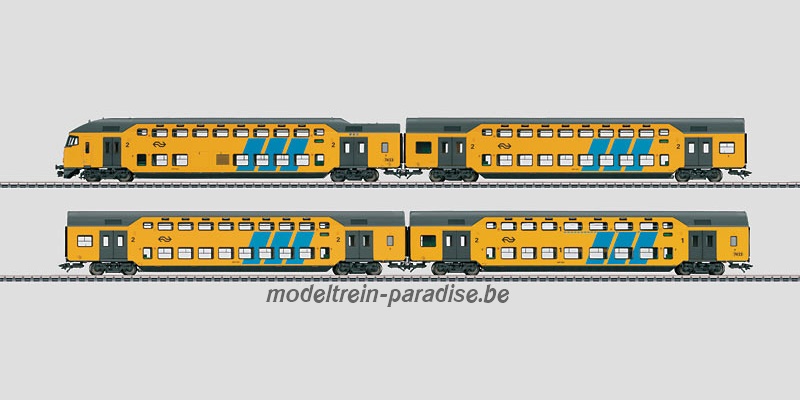 23459 ... NS .. Set 4 dubbeldeksrijtuigen .. tp.:V