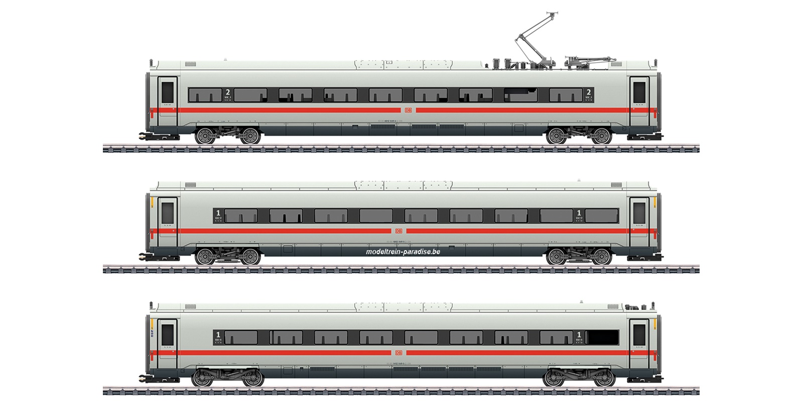 43726 ... Uitbreidingsset wagens voor ICE 4 groen DB VI