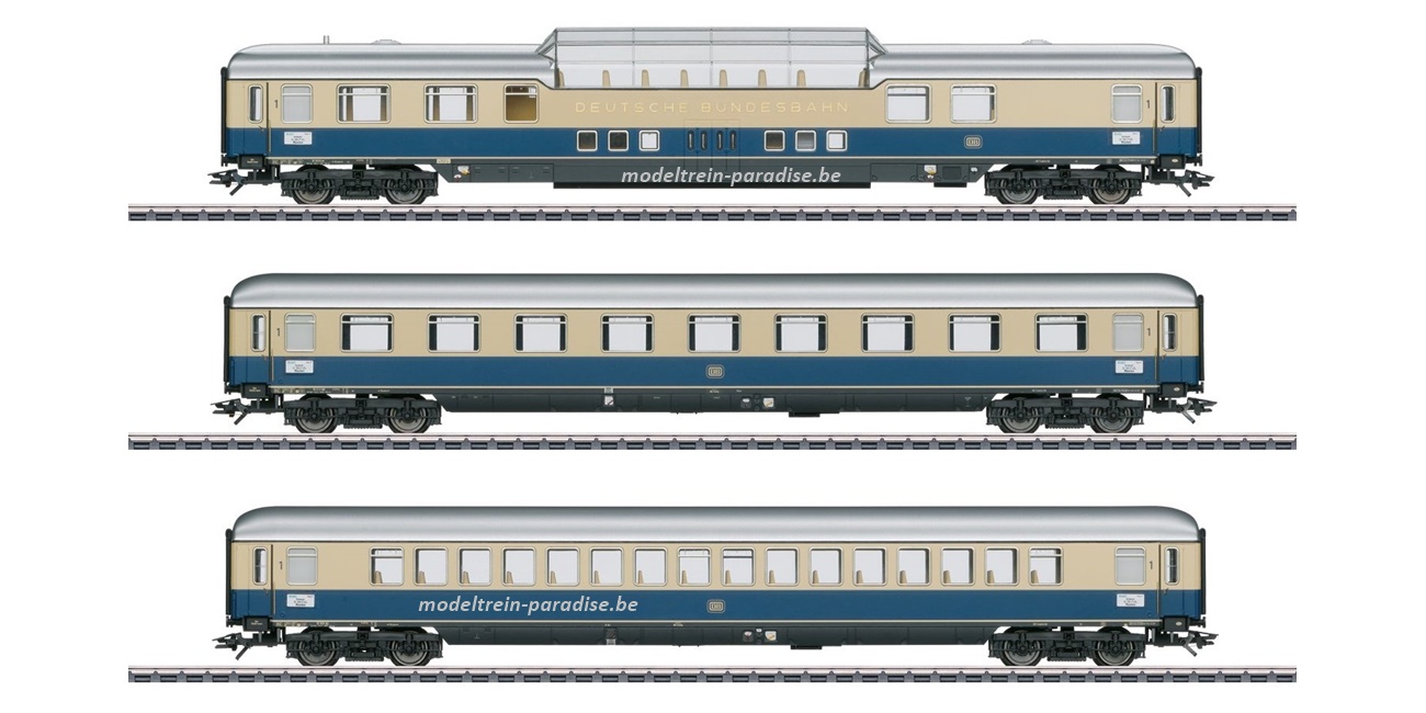 43881 ... Set 1 sneltreinrijtuigen "Rheinpfeil 1963" .. tp III