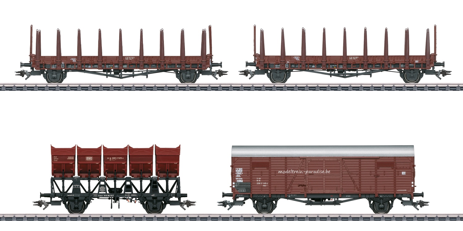 46664 ... DB .. Set goederenwagens .. tp IV