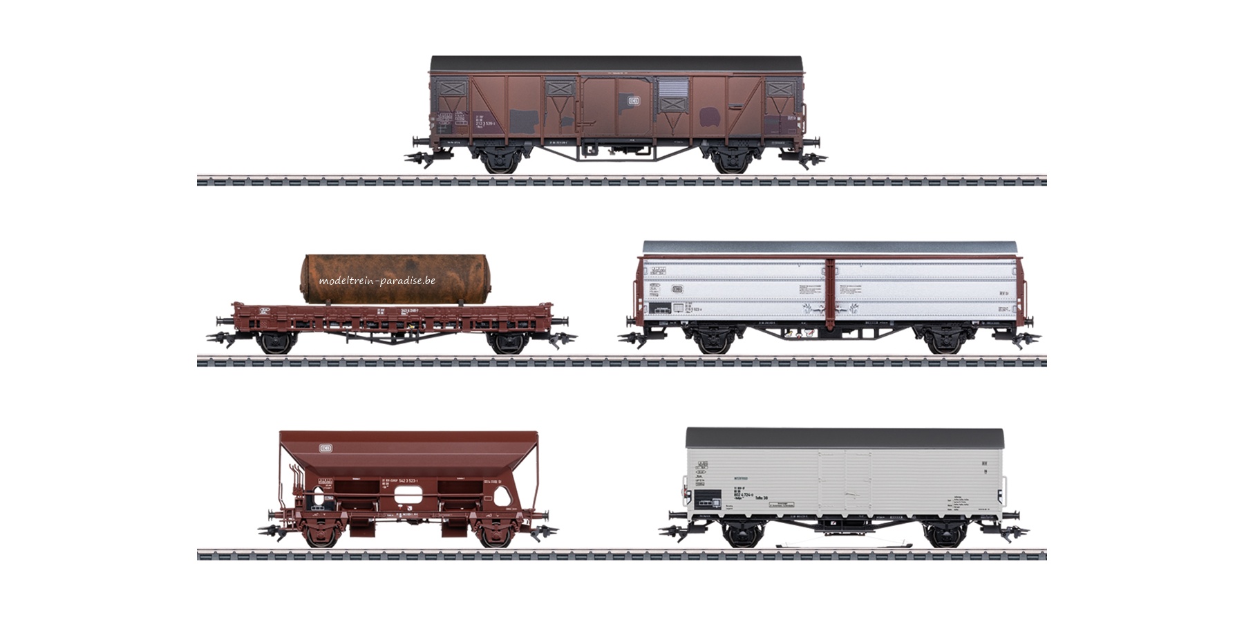 47371 ... DB .. Set goederenwag bij loc type 193 .. tp IV