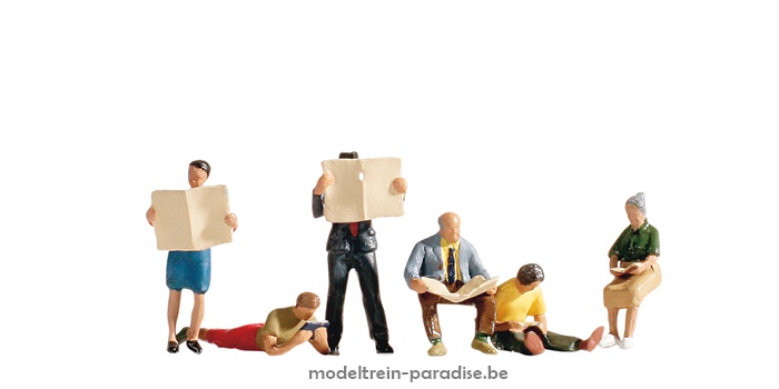 15575 ... 6 Lezende figuren