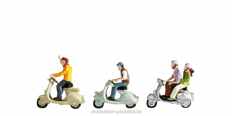 15910 ... Scooterrijders (4 Figuren + scooters)