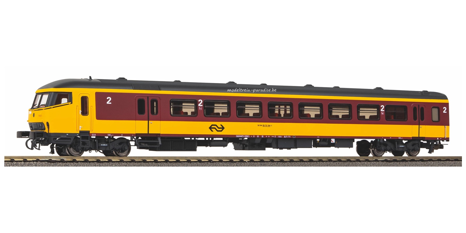 97653 ... NS/NMBS .. Stuurstangrijtuig .. tp IV .. 2e kl .. AC