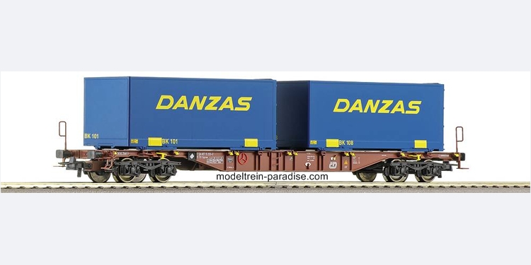 66626 ... CD .. Containerdraagwagen 2 x cont 'Danzas'