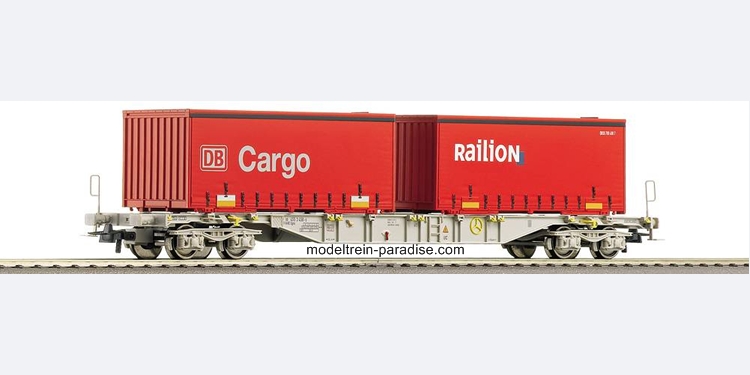 66627 ... DB .. Containertragw. 2 x cont ''Railion Cargo''