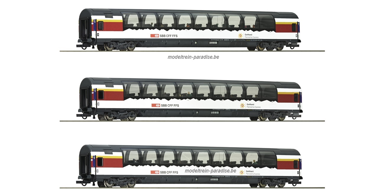 78081 ... SBB ... 3 dg set 1 ,,Gotthard-Panorama'' .. tp VI