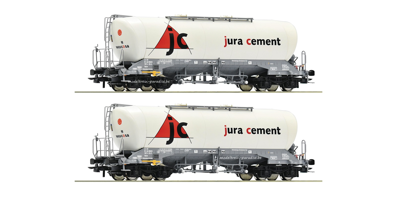 76146 ... Wascosa .. 2 Silowagens „Jura Cement“ .. tp VI