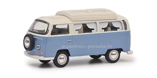 20304 ... VW T2 Camper ... Blauw/Wit