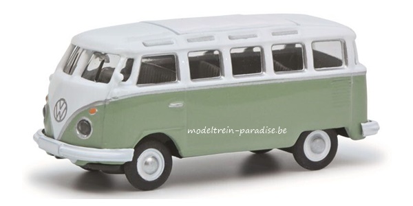 26707 ... VW T1c Samba .. Groen / Wit